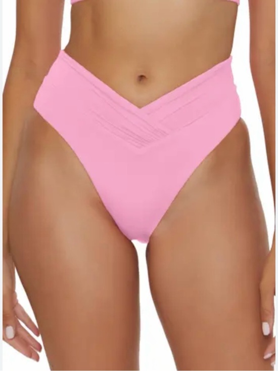 BECCA Other - BECCA Pink High-Waist V-Front Bikini Bottom